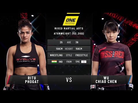 Ritu Phogat vs Wu Chiao Chen full fight