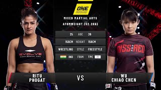 Ritu Phogat vs. Wu Chiao Chen | Full Fight Replay