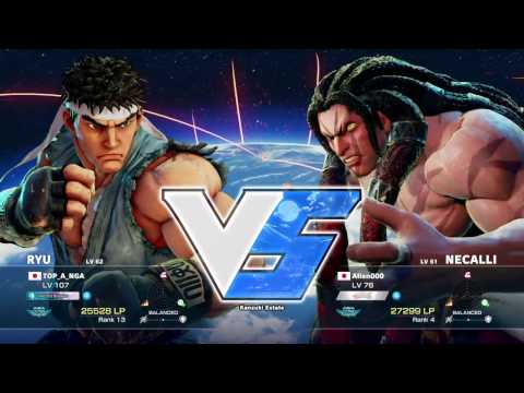 SFV : Tokido ( Ryu ) VS Haitani ( Necalli ) RANKED MATCHES