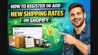 How to Register or add New Shipping rates on Shopify | QUICK AND EASY
