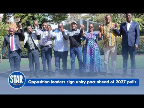 Opposition leaders sign unity pact ahead of 2027 polls