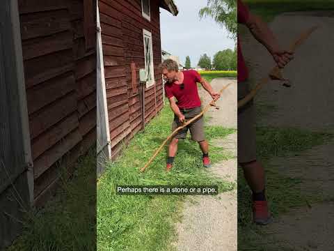 Scything Tricky Areas: All Along the Warehouse #shorts