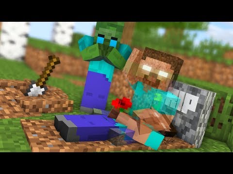 Monster School : RIP Herobrine - Minecraft Animation