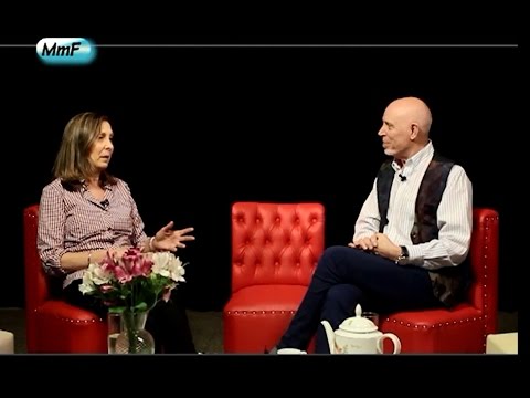 La Lic. Olga Garay en el programa de TV