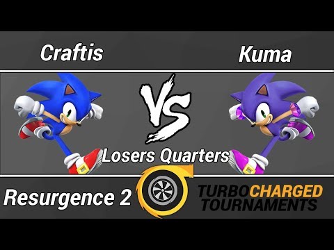 Resurgence 2 Wii U Singles (Losers Quarters) - Craftis (Sonic) vs. Kuma (Sonic)