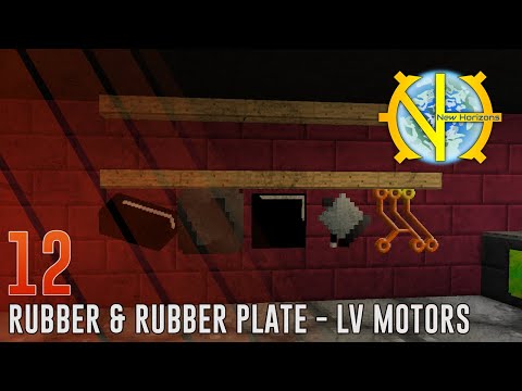 GregTech New Horizons #12 - Rubber & Rubber Plates - LV Motors - Resistance