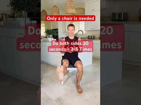 Chair exercises for the knee, you can fix a bad knee like this: