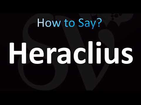 How to Pronounce Heraclius (CORRECTLY!)