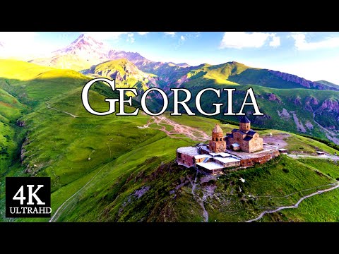 FLYING OVER GEORGIA 4K UHD - Relaxing Music Along With Beautiful Nature Videos - 4K Video Ultra HD