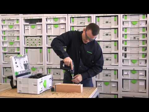 Festool CXS Compact Cordless Drill Demonstration