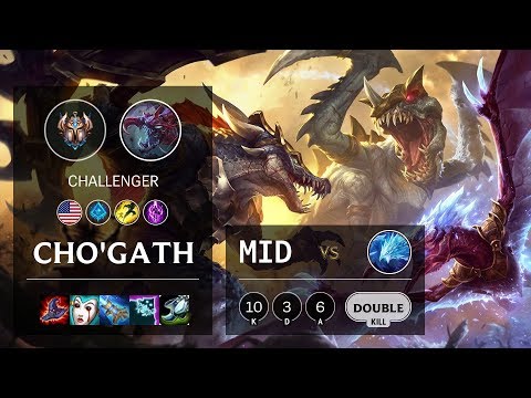 Cho'Gath Mid vs Anivia - NA Challenger Patch 10.6