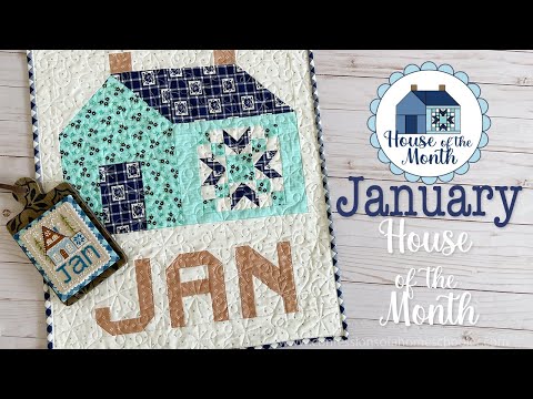 ❄️ 2023 January House of the Month Series is live! ❄️ (Cross stitch & Quilting)