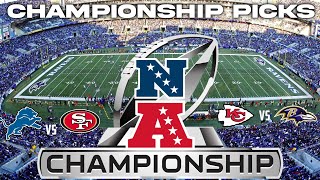 AFC/NFC Championship Picks 2024