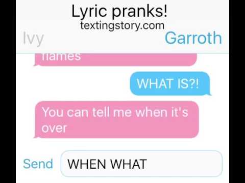 Lyric prank Blank Space