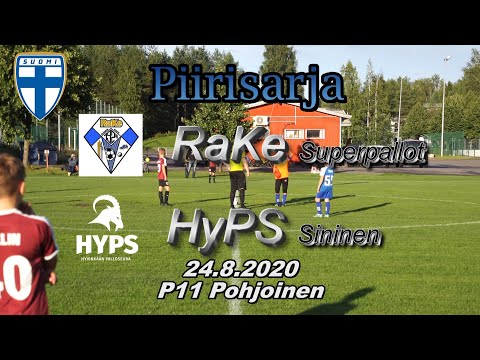 Piirisarja P11 RaKe Superpallot - HyPS Sininen 24.8.2020