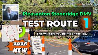 2026 NEW! Pleasanton Stoneridge DMV Route 1 | Don’t Fail These Spots