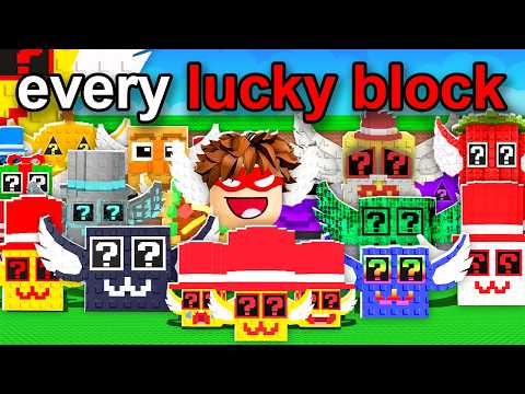 I Unlocked EVERY Lucky Block In Steal A Brainrot!