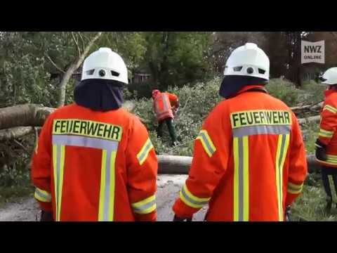 Storm “Xavier” rages in Ammerland