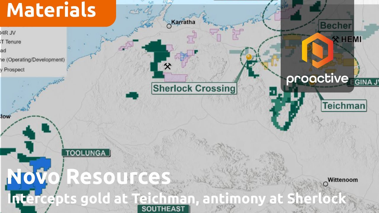Novo reports gold & antimony hits at Pilbara Projects