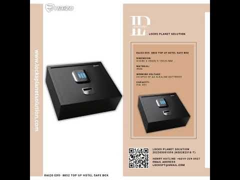 Raizo Hotel Safe Box - Malaysia Seller