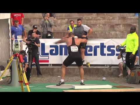 Stockholm 2016 Men´s Shot Put - Top 3