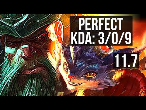 GANGPLANK vs RUMBLE (TOP) | 3/0/9, 800+ games | KR Diamond | v11.7