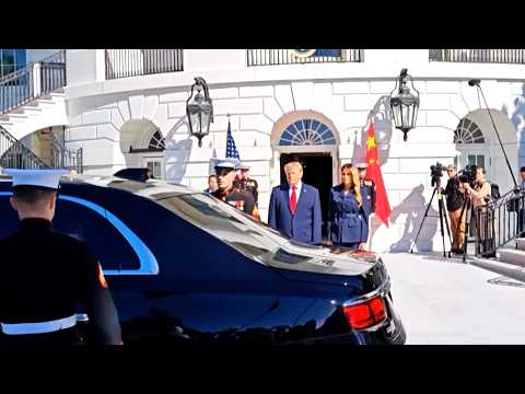 Xi Jinping arrives at White House for tea chat with Donald Trump