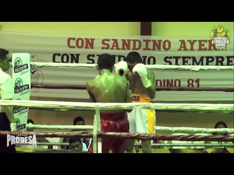 Jose Aguilar vs Aron Juarez - Pinolero Boxing / Boxeo Prodesa