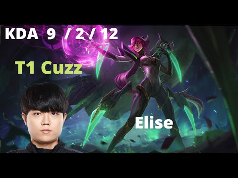 T1 Cuzz Elise vs Reksai - Jungle Matchup SoloQ