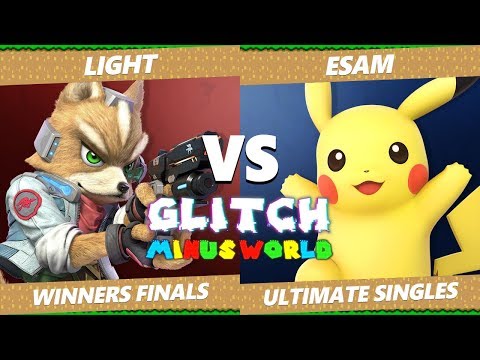 Glitch 7 SSBU - Rogue Light (Fox) VS PG ESAM (Pikachu) Smash Ultimate Winners Finals