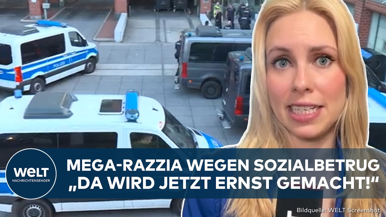 HAMBURG: Razzia gegen Banden! Verdacht auf Sozialbetrug! Unterkunft für Flüchtlinge im Fokus