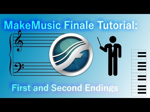 MakeMusic Finale Tutorial: Creating First and Second Endings