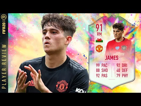 THE BEST SUPER SUB IN FIFA!🔥 91 SUMMER HEAT DANIEL JAMES PLAYER REVIEW! FIFA 20 Ultimate Team