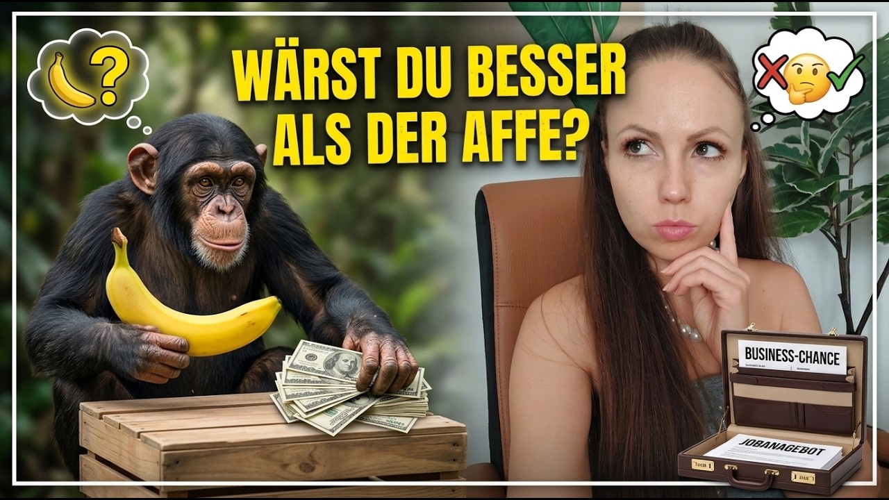 Das Affen-Experiment: Warum du finanzielle Entscheidungen wie ein Affe triffst!
