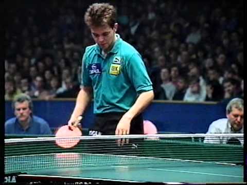 Table Tennis 1992 Germany Sweden Rosskopf Persson Lind Fetzner Franz
