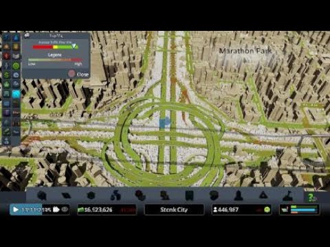 Cities: Skylines - Stonk City 400k+ Pop 90%+ Traffic