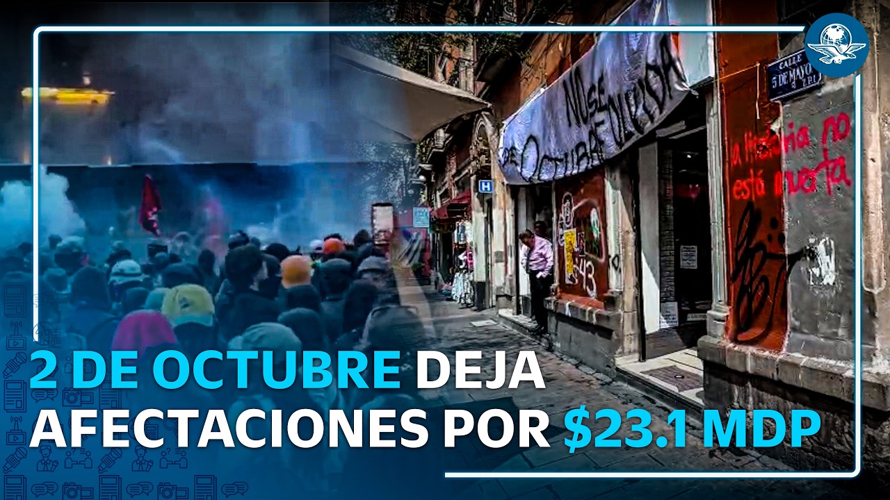 Dejan pérdidas millonarias a comercios por movilizaciones del 2 de octubre