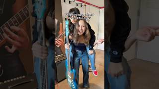 When the garage band makes it to @fender  #poppunk #band #fenderguitar #fenderbass