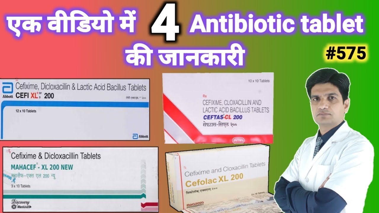 Cefixime and Cloxacillin tablet | Cefixime and dicloxacillin tablet |