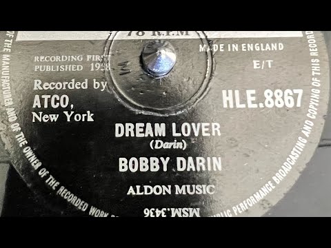 Bobby Darin - Dream Lover 78rpm