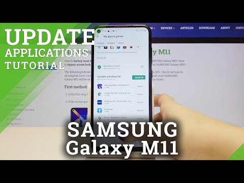 How to Download Newest App Version in Samsung Galaxy M11 - Update Apps