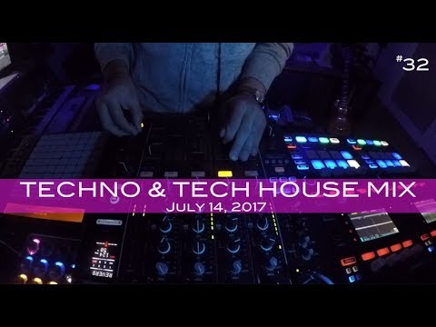 Techno & Tech House Mix Deep Underground House Dance July 14,  2017 60 Minutes