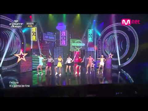 20140619 Mnet [엠카운트다운] Ep.381 - AOA - 단발머리(Short Hair) + Fantasy @M COUNTDOWN