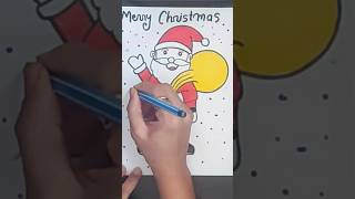 Christmas Drawing Santa claus #trending #drawing  #ytshort#short#viral#shorts #ytshorts #easydrawing