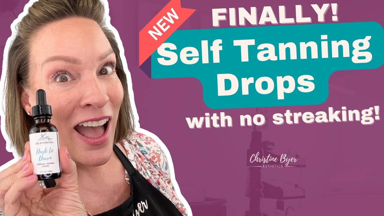 Natural, Sun-Kissed Glow: New Self Tanning Drops!