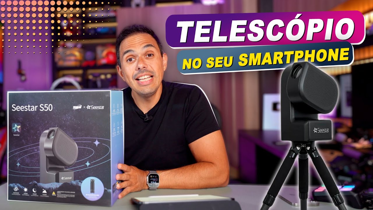 Seestar S50 um Telescópio no seu iPhone ou Android #macmasi #seestar #unboxing