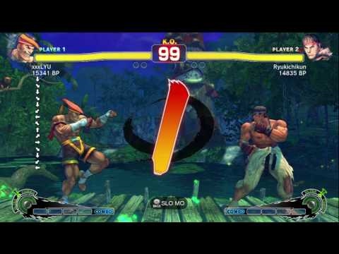 Ryukichikun [Ryu] vs xxxLYU [Adon] SSF4 Japanese Online Ranked Matches - TRUE-HD