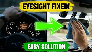 How to Fix Subaru EyeSight Disabled Message (Easy 5-Minute Reset)