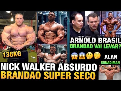 BRANDÃO ESTÁ MUITO SECO - NICK WALKER ESTÁ ABSURDO  - EXPECTATIVAS PARA O ARNOLD NO MONSTER CAST