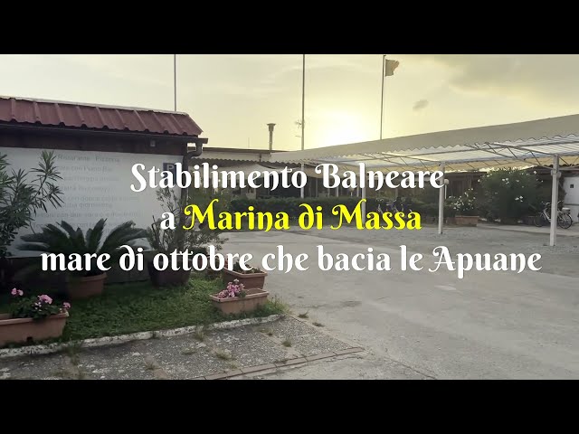 Stabilimenti balneare a Marina di Massa